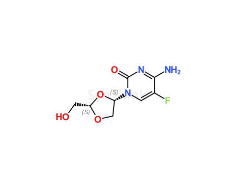 Emtricitabine 1,3-dioxolanyl Pyrimidinone Impurity | 145397-26-8 | Emtricitabine