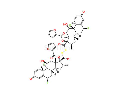 Fluticasone Furoate Disulphane Impurity | Fluticasone Furoate