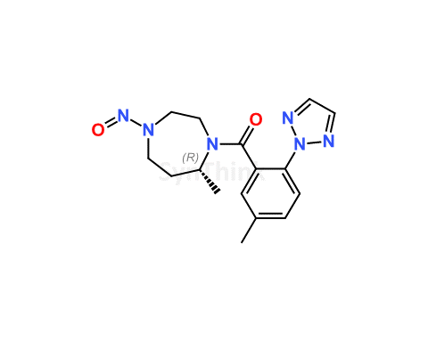 (R)-(5-Methyl-2-(2H-1,2,3-triazol-2-yl)phenyl)(7-methyl-4-nitroso-1,4-diazepan-1-yl)methanone | Nitrosamine