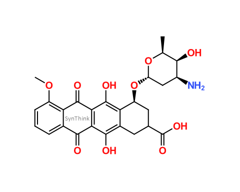 9-Carboxy 9-Deoxy Doxorubicin Impurity | Medchem Compounds