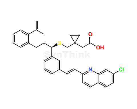 Montelukast EP Impurity B | 918972-54-0; 1146137-52-1 (Na salt) | Montelukast Sodium