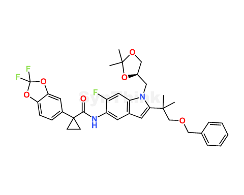Acetonide O-Benzyl Tezacaftor | Tezacaftor