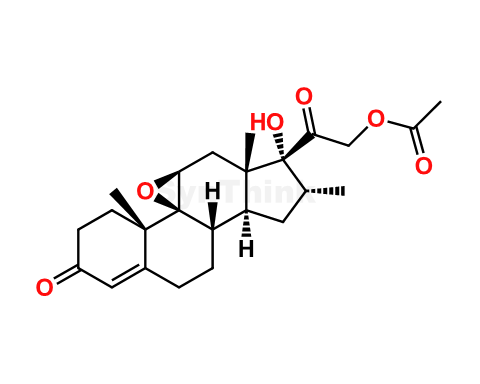 Betamethasone 1,2-dihydro 21-acetate Epoxide Impurity | 34542-58-0 | Betamethasone