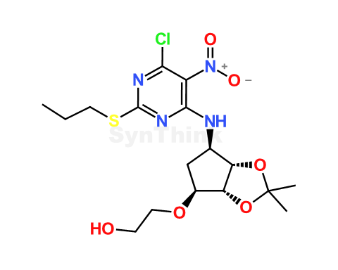 Ticagrelor Chloro Pyrimidinyl Isopropylidene Impurity | 1265919-25-2 | Ticagrelor