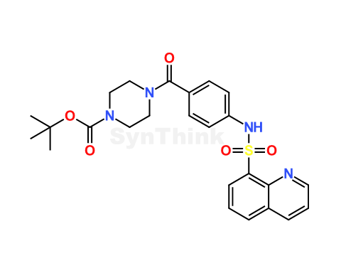 Tert-butyl 4-(4-(quinoline-8-sulfonamido)benzoyl)piperazine-1-carboxylate | 1260081-86-4 | Mitapivat