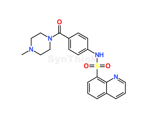 N-(4-(4-methylpiperazine-1-carbonyl)phenyl)quinoline-8-sulfonamide | 2329710-94-1 | Mitapivat