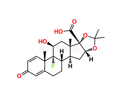 Triamcinolone Acetonide 17-Acid Impurity | CAS No.: 3800-28-0 | 3800-28-0 | Triamcinolone Acetonide