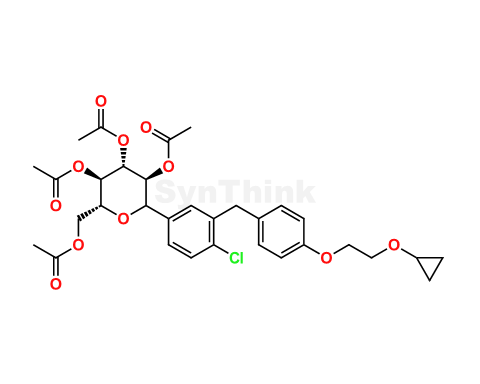 Bexagliflozin Tetra Acetyl Impurity | CAS No.: 2251691-23-1 | 2251691-23-1 | Bexagliflozin